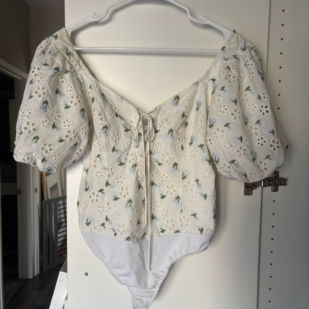 For Love & Lemons Pointelle Bodysuit